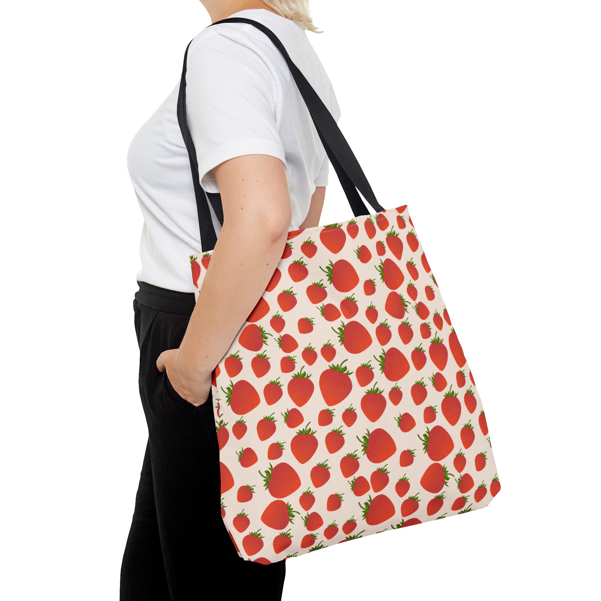 Reusable Tote Bag - Sweet Strawberries