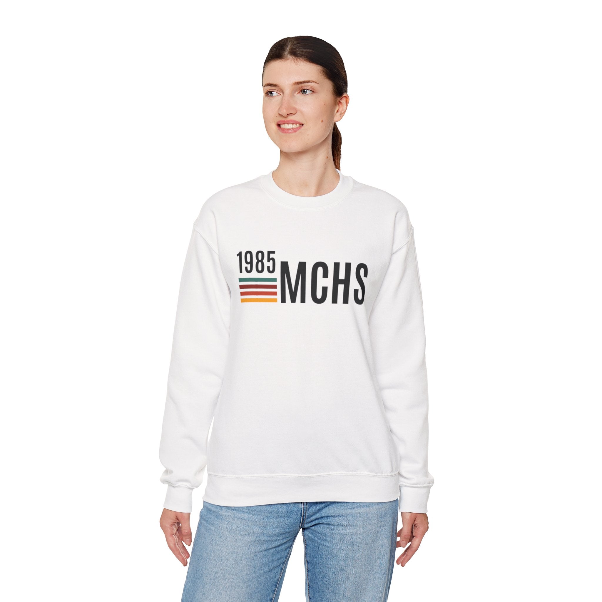 MCHS85 - MCHS 1985 Retro Unisex Heavy Blend™ Crewneck Sweatshirt