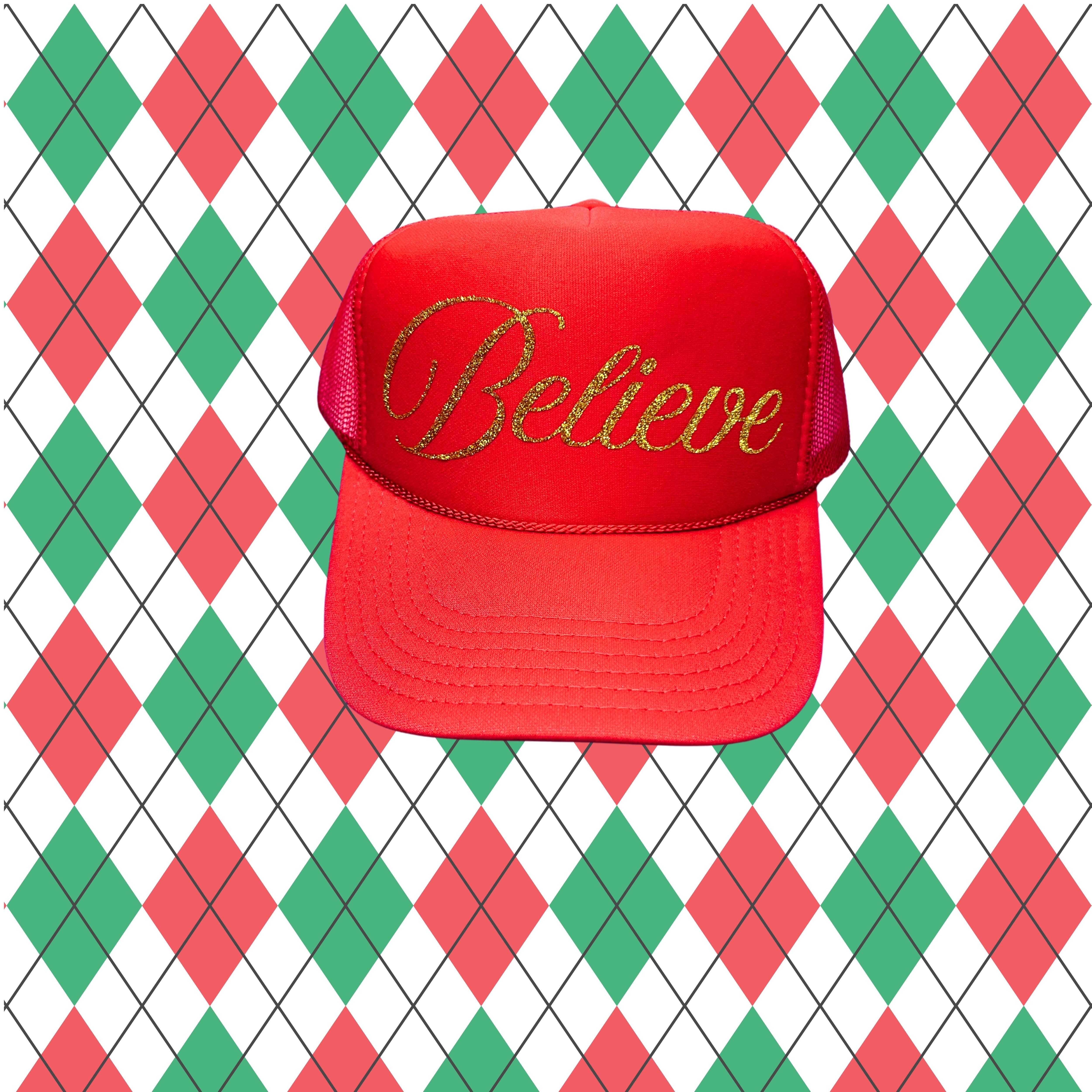 **Holiday Christmas Trucker Hats – Black and White Hat, Festive Styles for All Your Celebrations!**