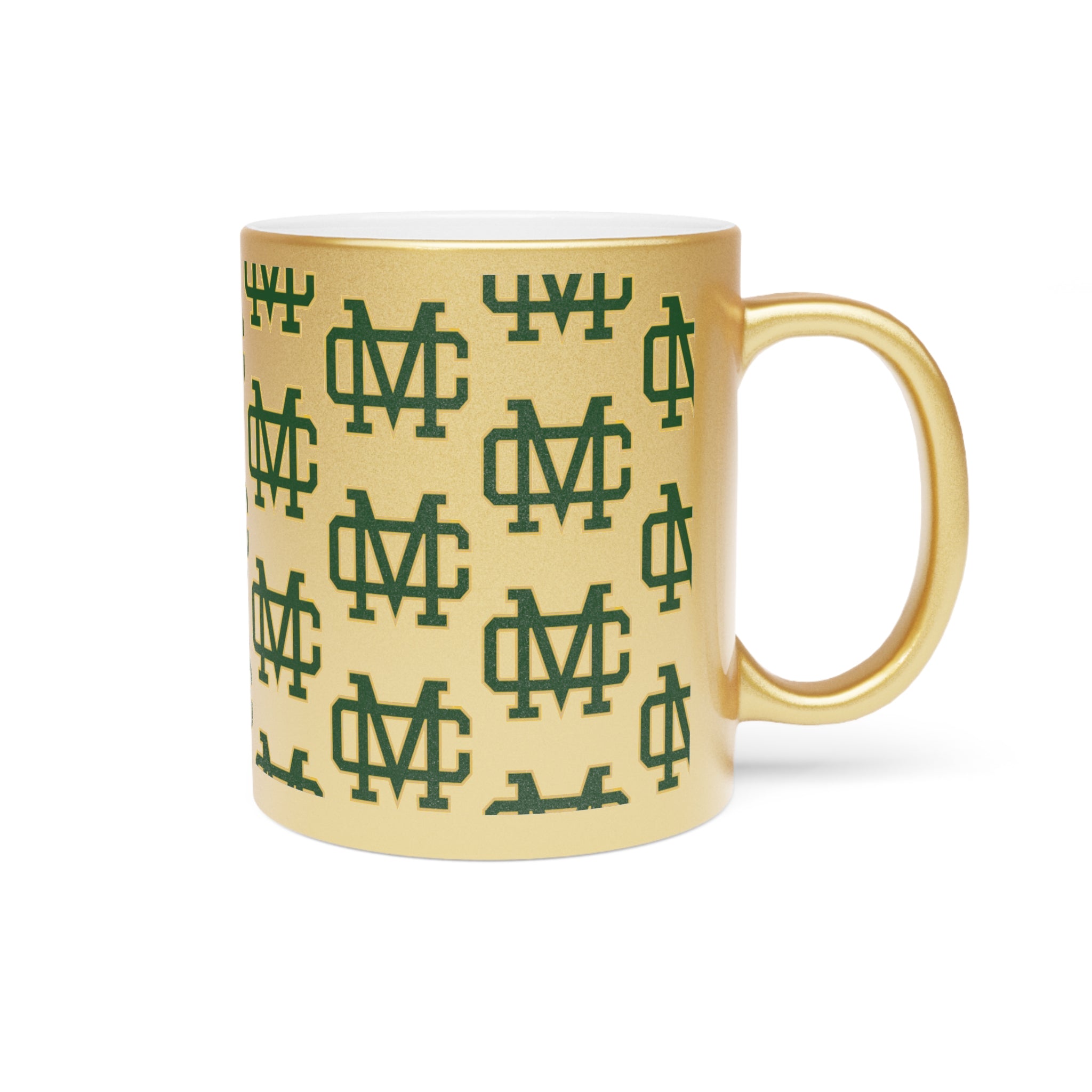 MCHS - MC Pattern Gold Metallic Mug - MC8416