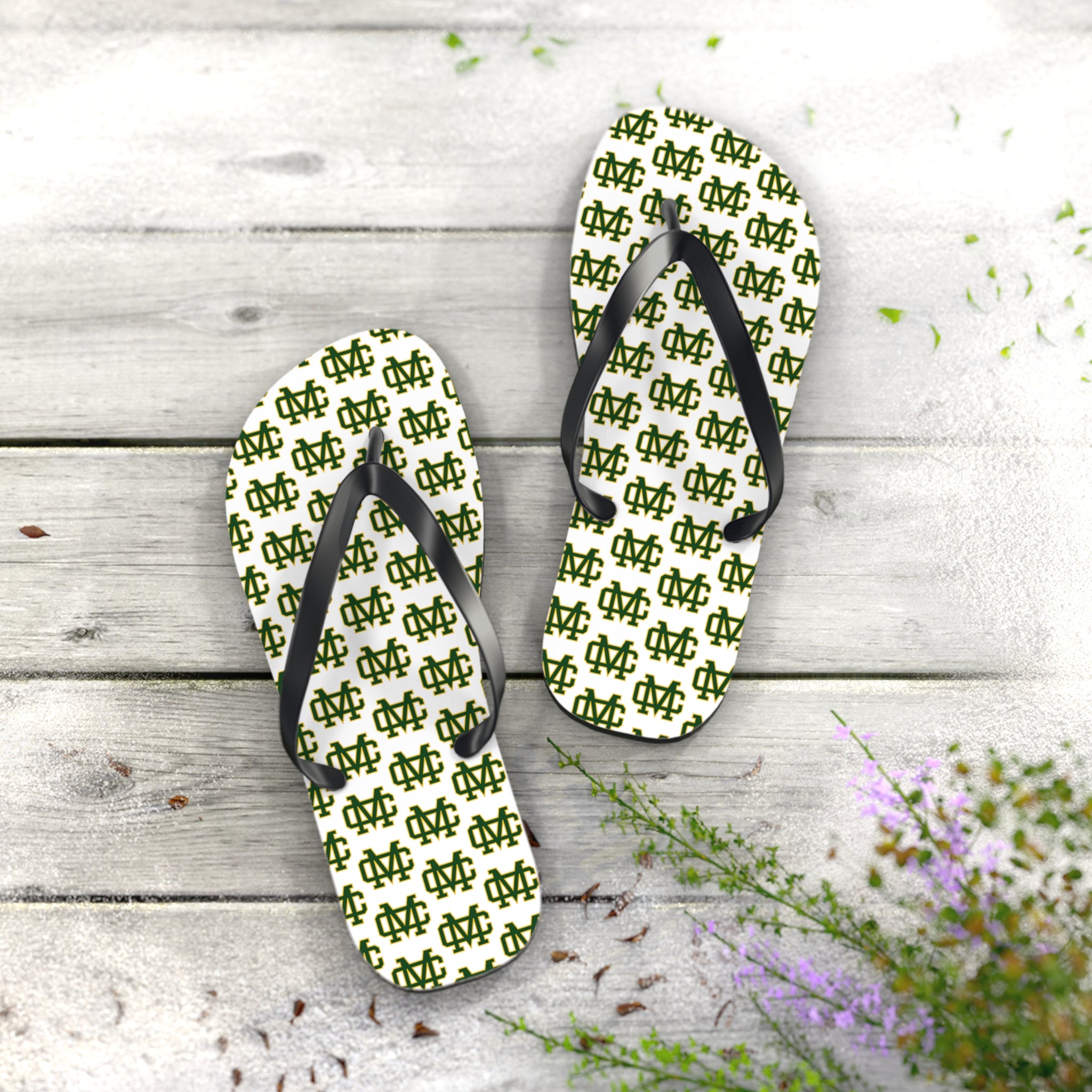 MCHS - MC Logo Pattern Flip Flops - MC8444