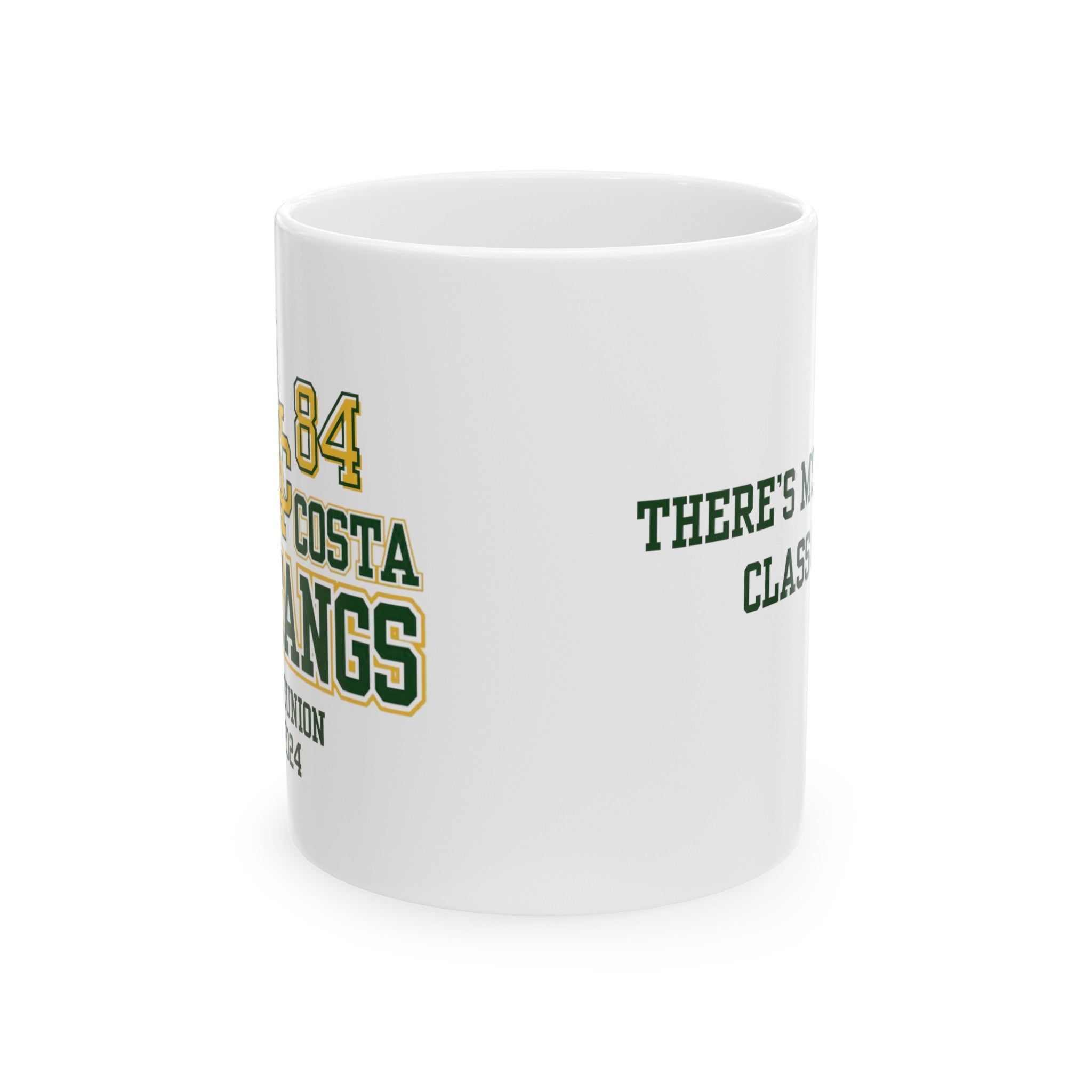 MCHS - Mira Costa Mustangs 1984 Ceramic Mug, (11oz)_White - MC8410