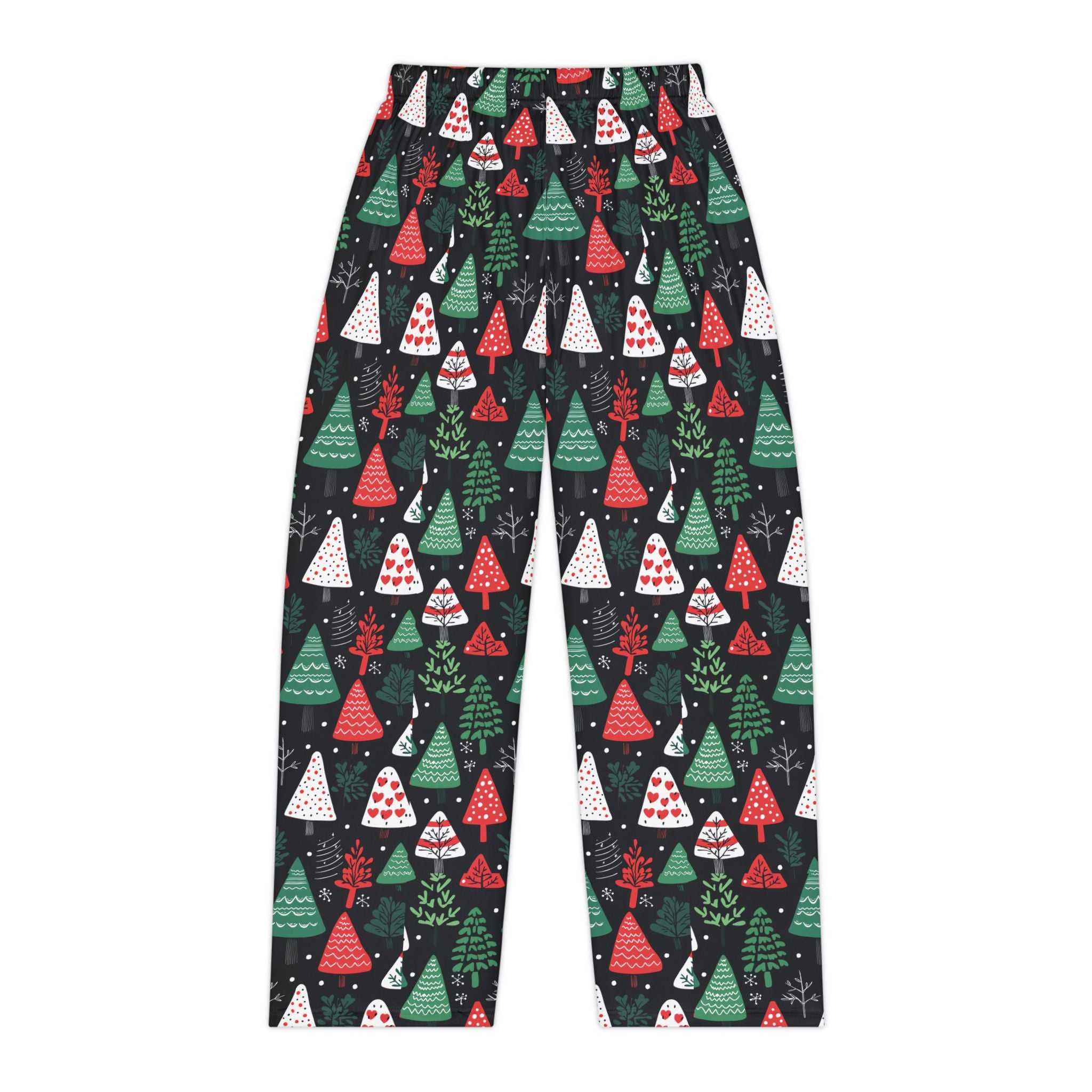 Women's Cozy Holiday Lounge Pants - Whimsical Christmas Trees