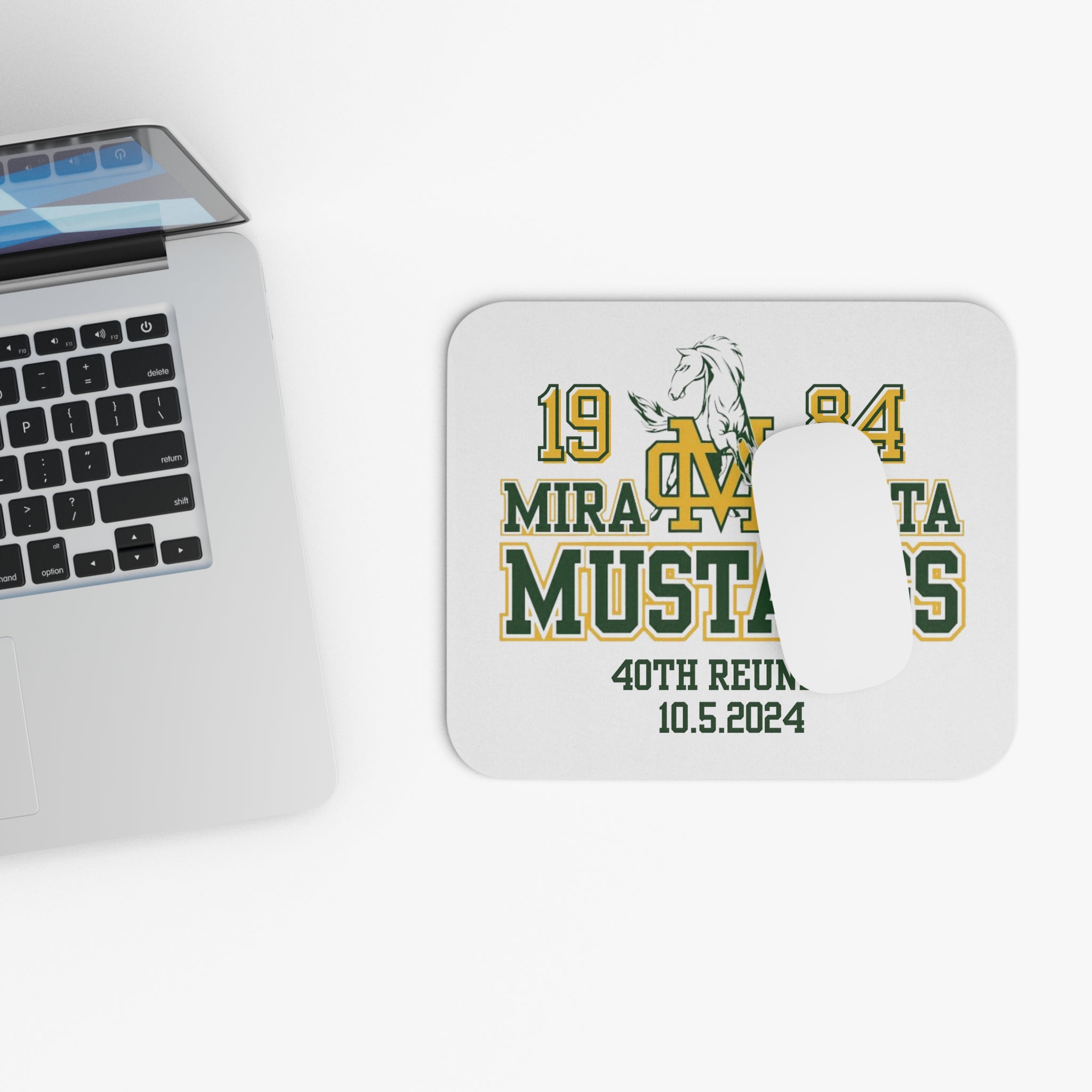 MCHS - Mira Costa 1984 40th Reunion Mousepad (White) - MC8438