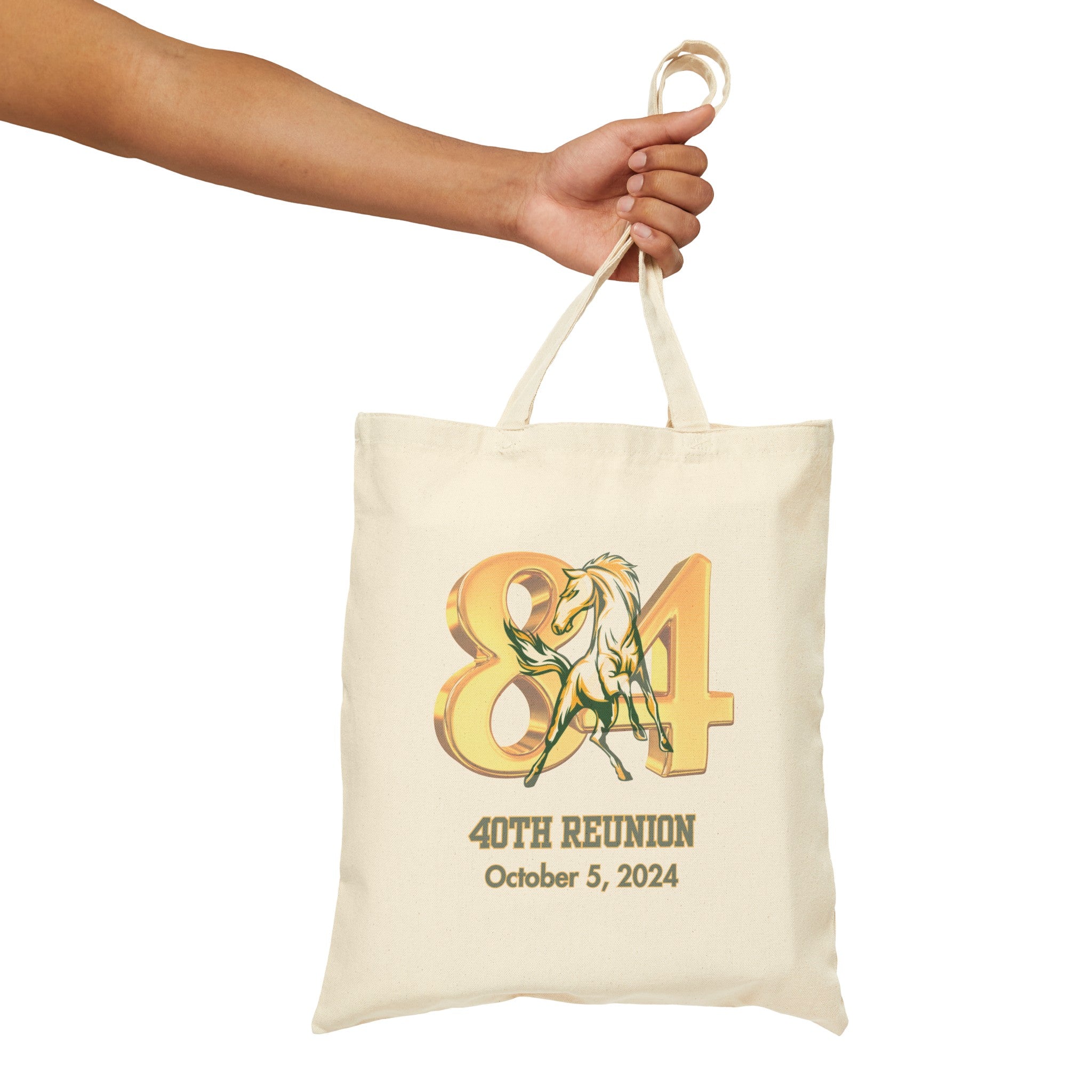 MCHS - '84 Mustang 40th Reunion Cotton Canvas Tote Bag - MC8433