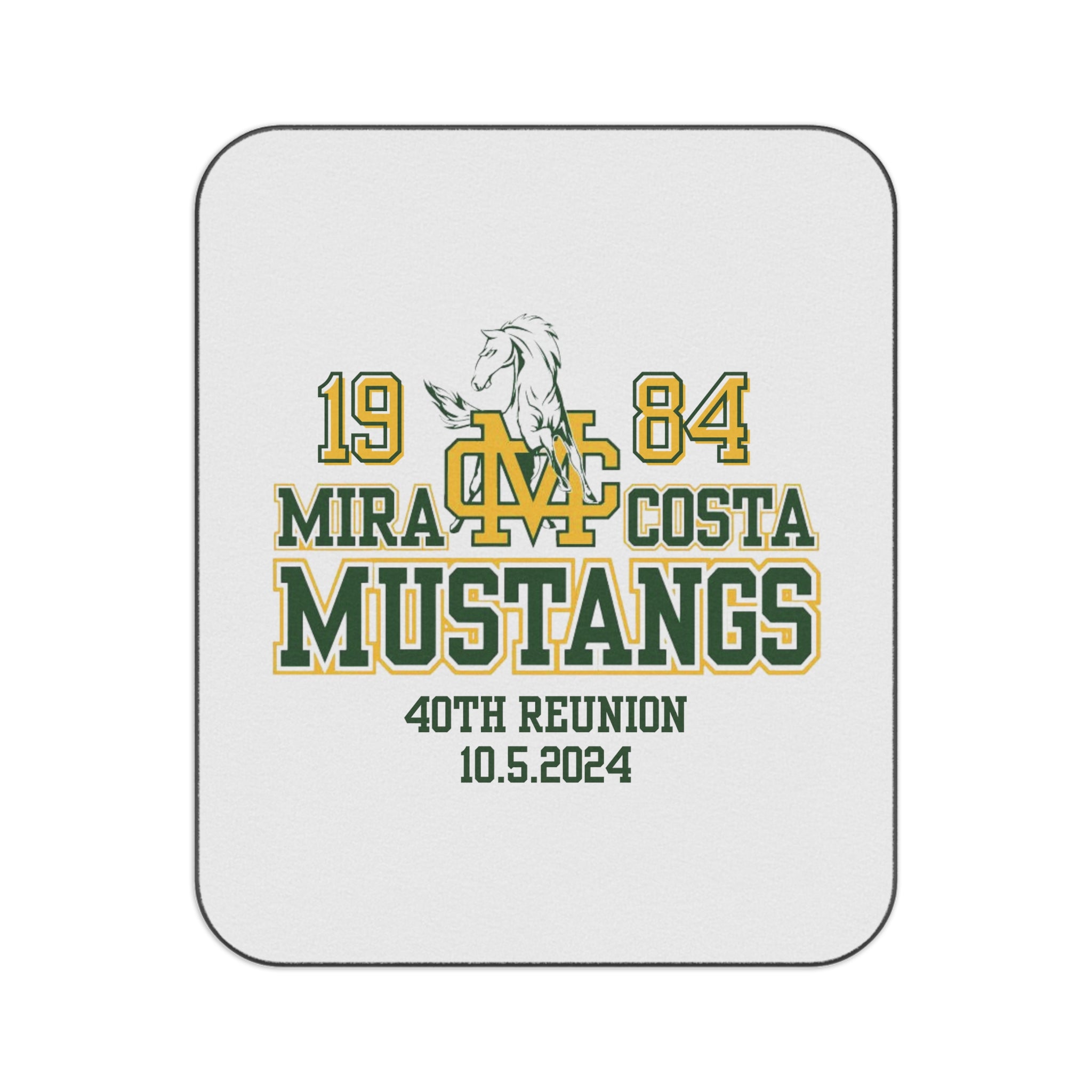 MCHS - Mira Costa Mustangs 1984 Picnic Blanket - MC8402