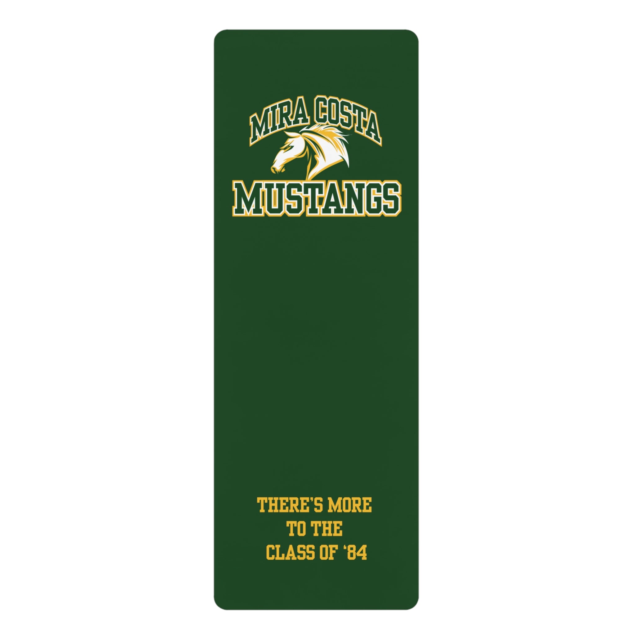 MCHS - Mira Costa Mustangs '84 Rubber Yoga Mat - MC8401