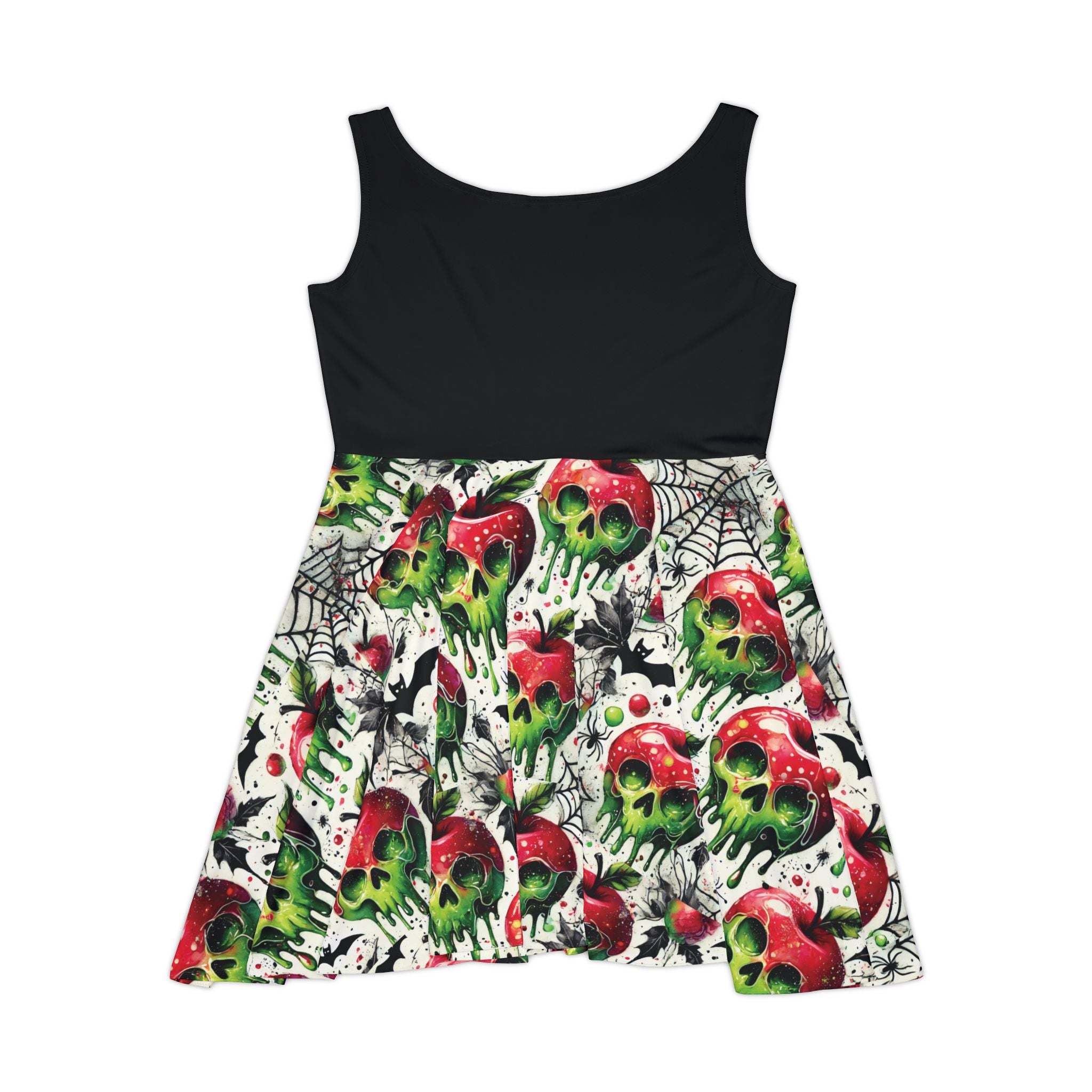 Villainous Poison Apple Asymmetrical Skater Style Dress