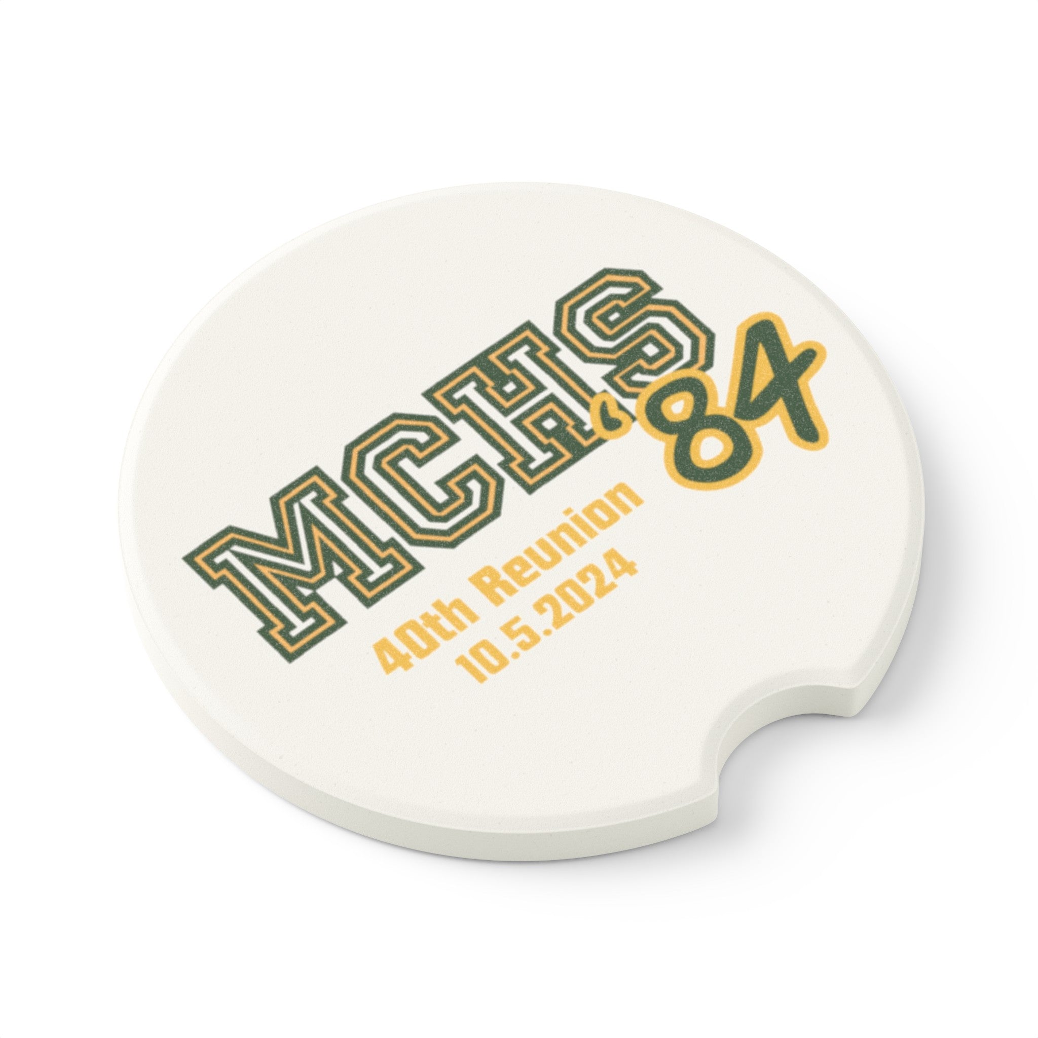 MCHS - Mira Costa 84 Soapstone Car Coasters - MC8423