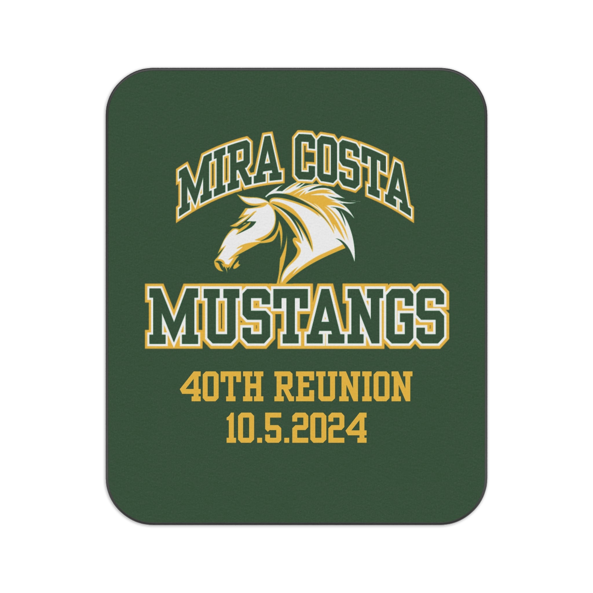 MCHS - Mira Costa Mustangs 40th Reunion Picnic Blanket - MC8439