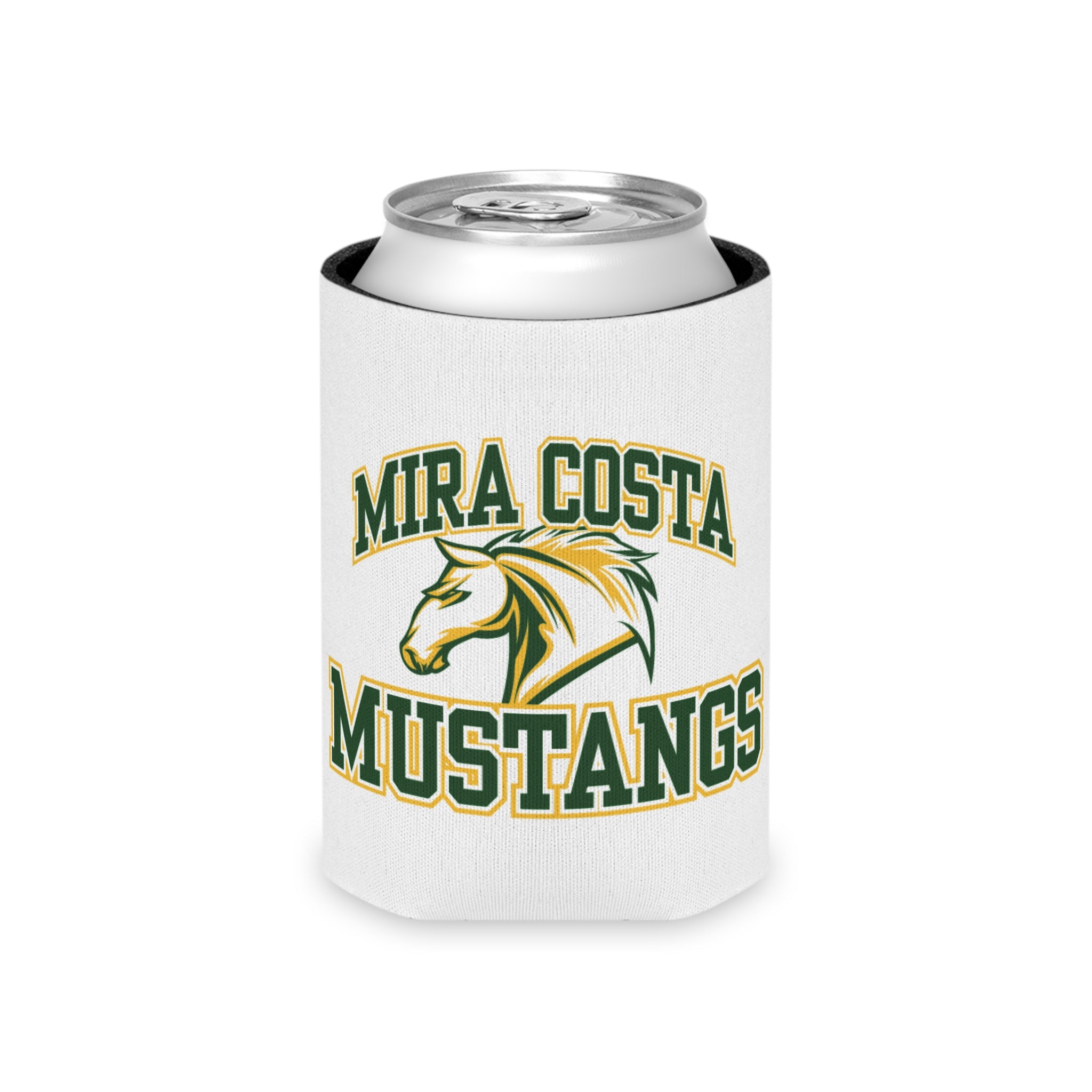 MCHS85 - Can Cooler Mira Costa Mustangs-MC Logo
