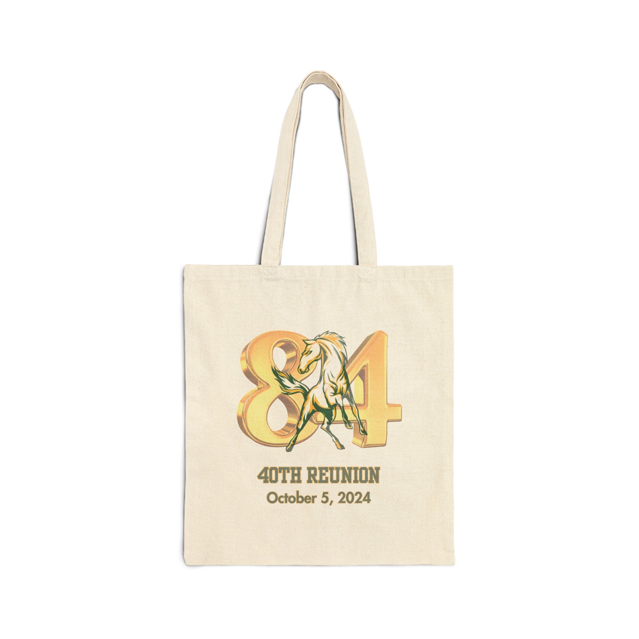 MCHS - '84 Mustang 40th Reunion Cotton Canvas Tote Bag - MC8433