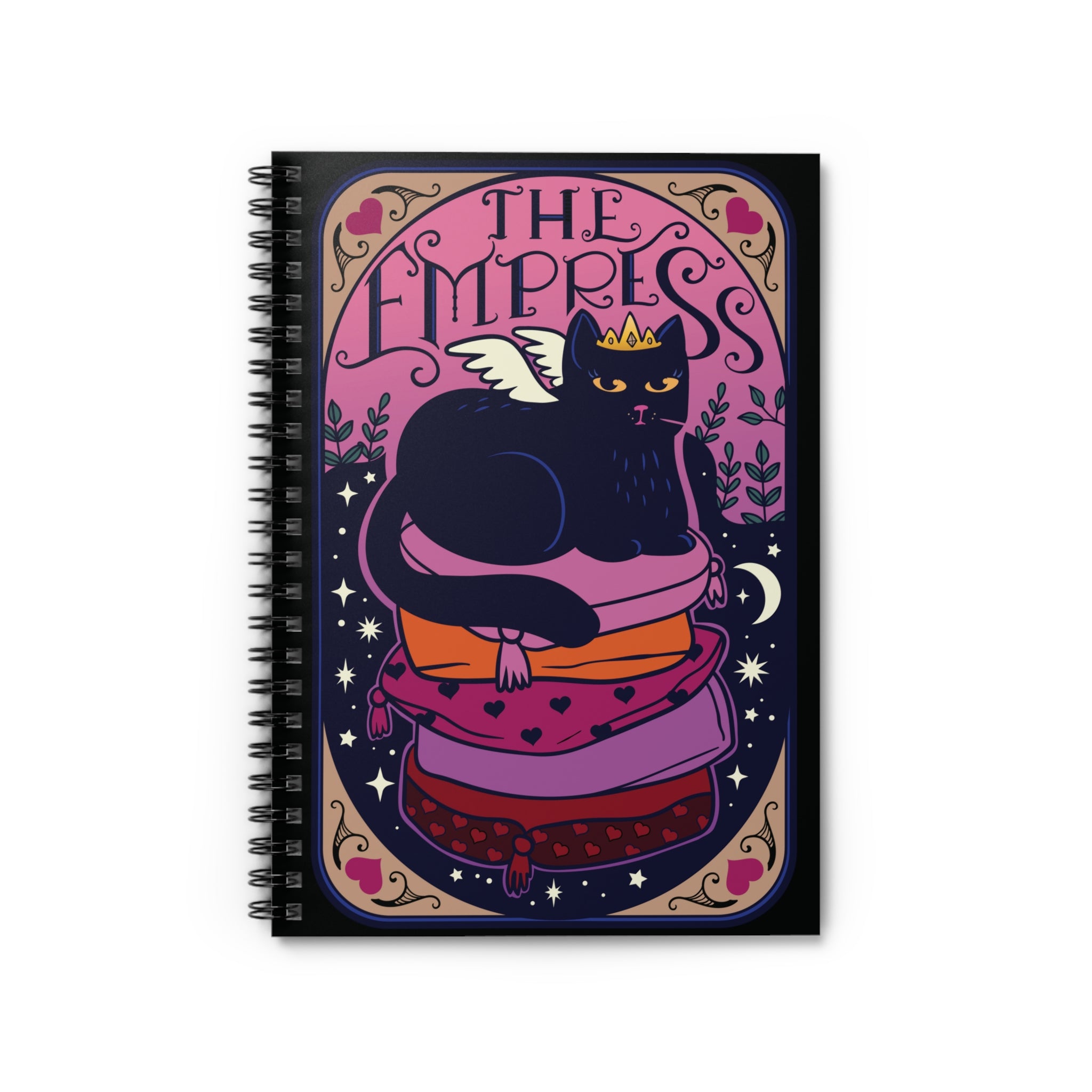 Spiral Notebook - Mystical Empress Cat