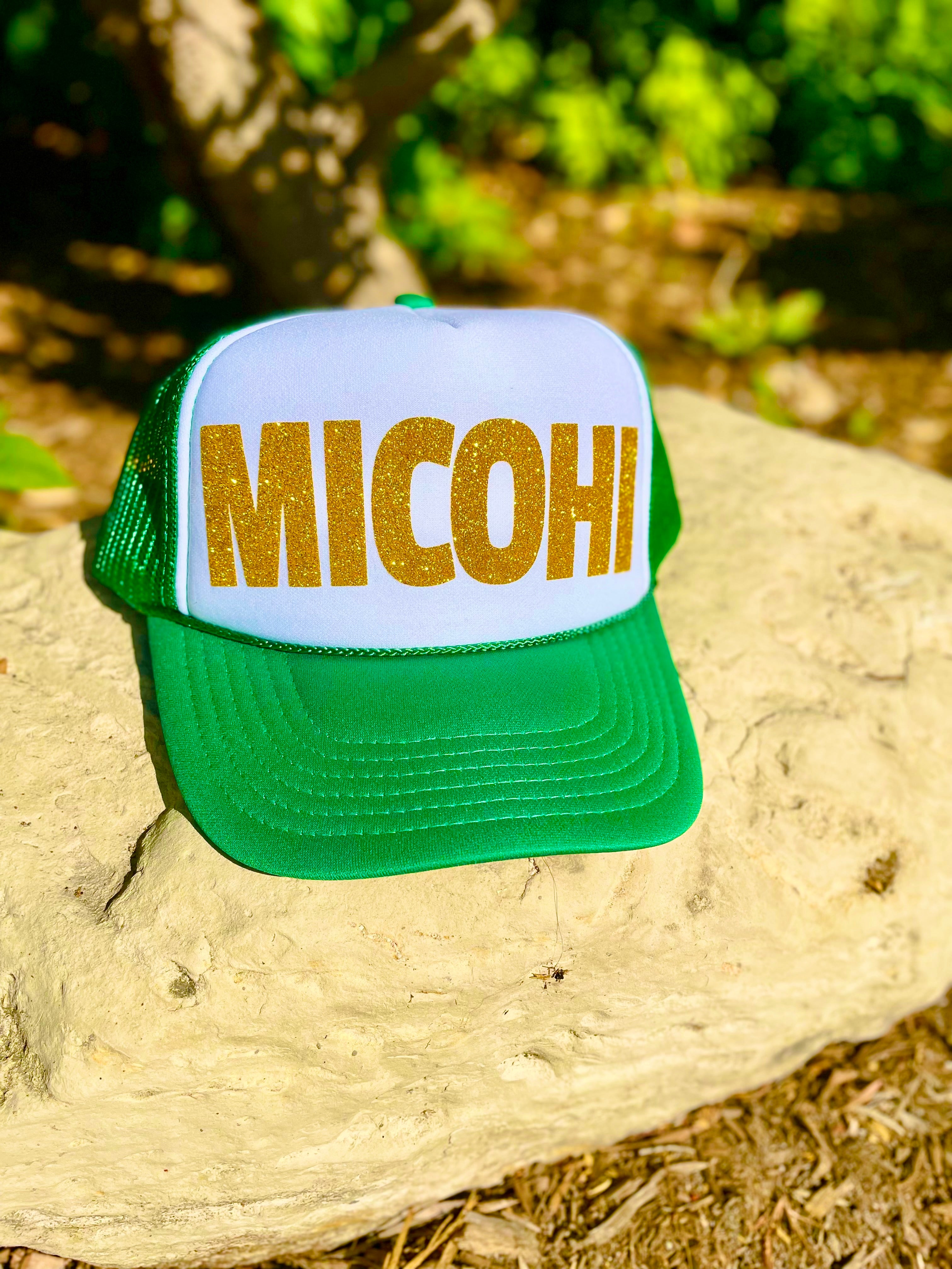 🎉 SHIMMER Foam Trucker Hat - Show Your School Spirit! 🎉