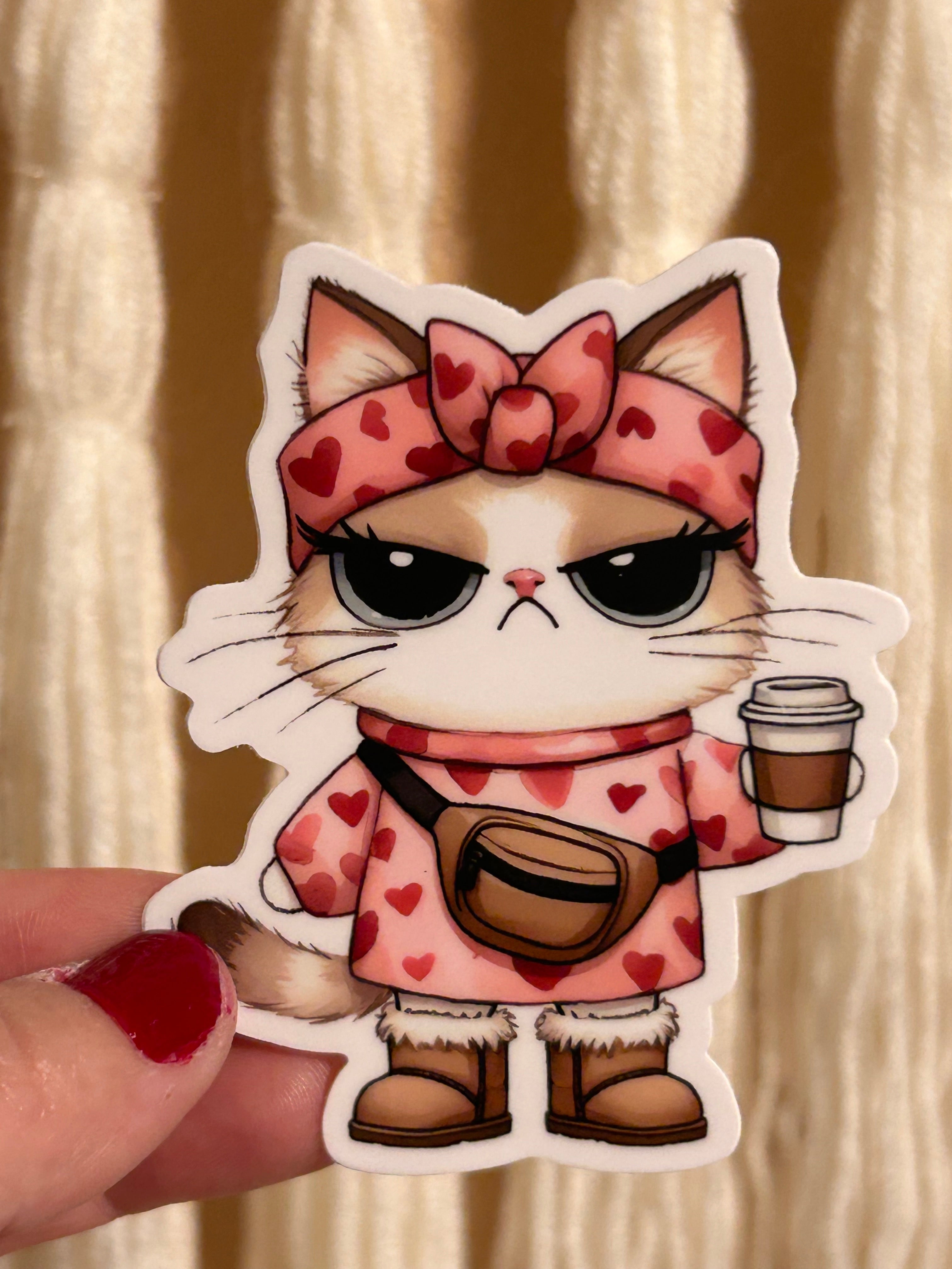 Vinyl Sticker - Sassy Kitty