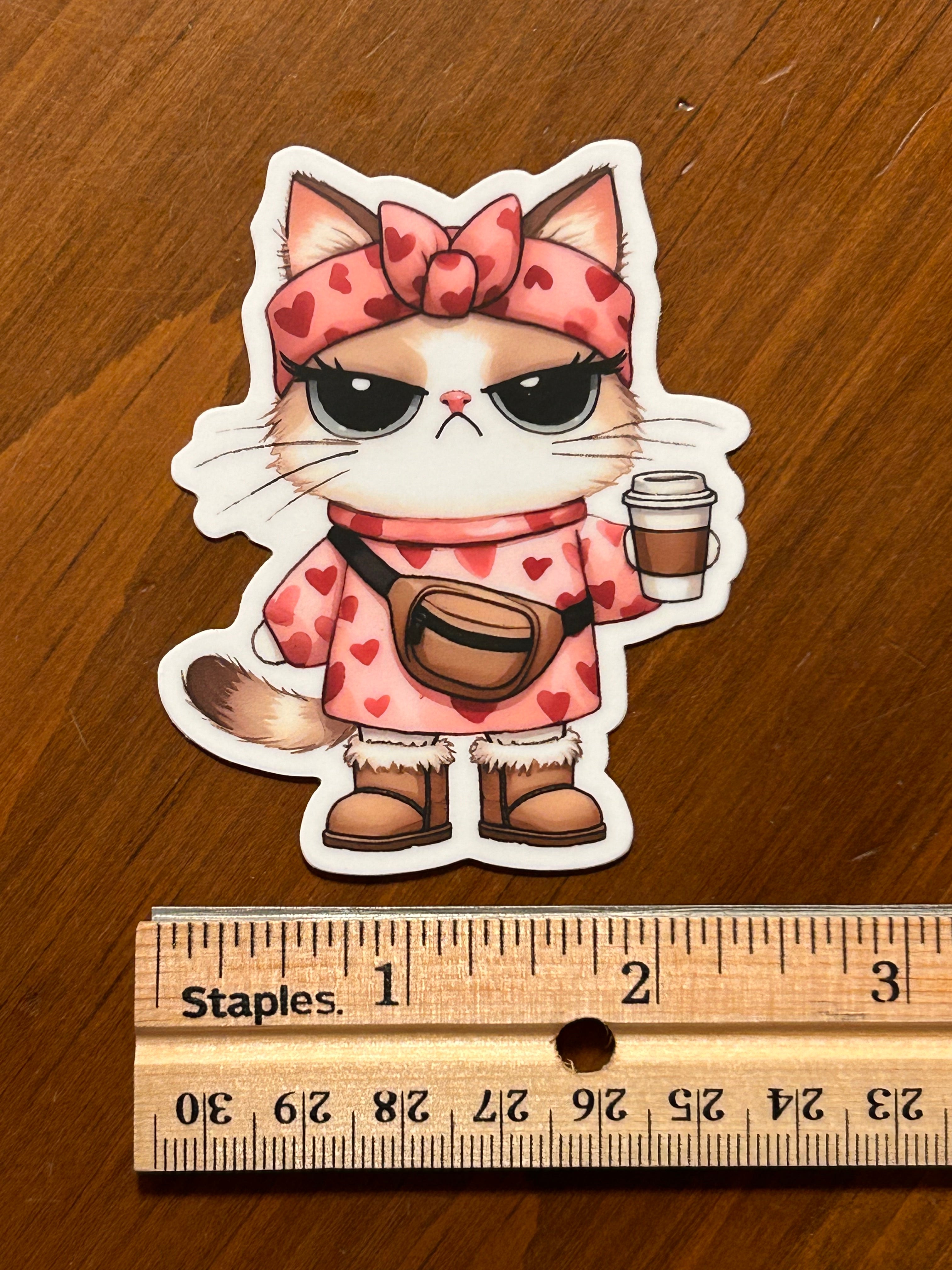 Vinyl Sticker - Sassy Kitty