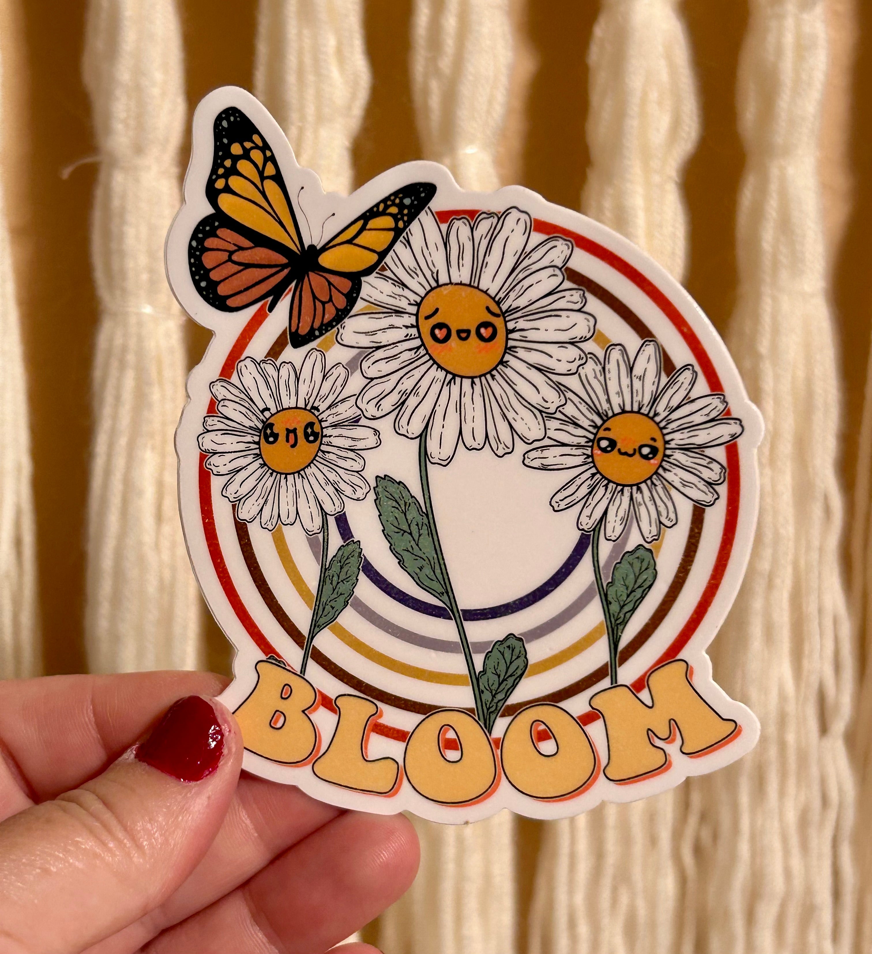 Vinyl Sticker - Nature Inspired Bloom