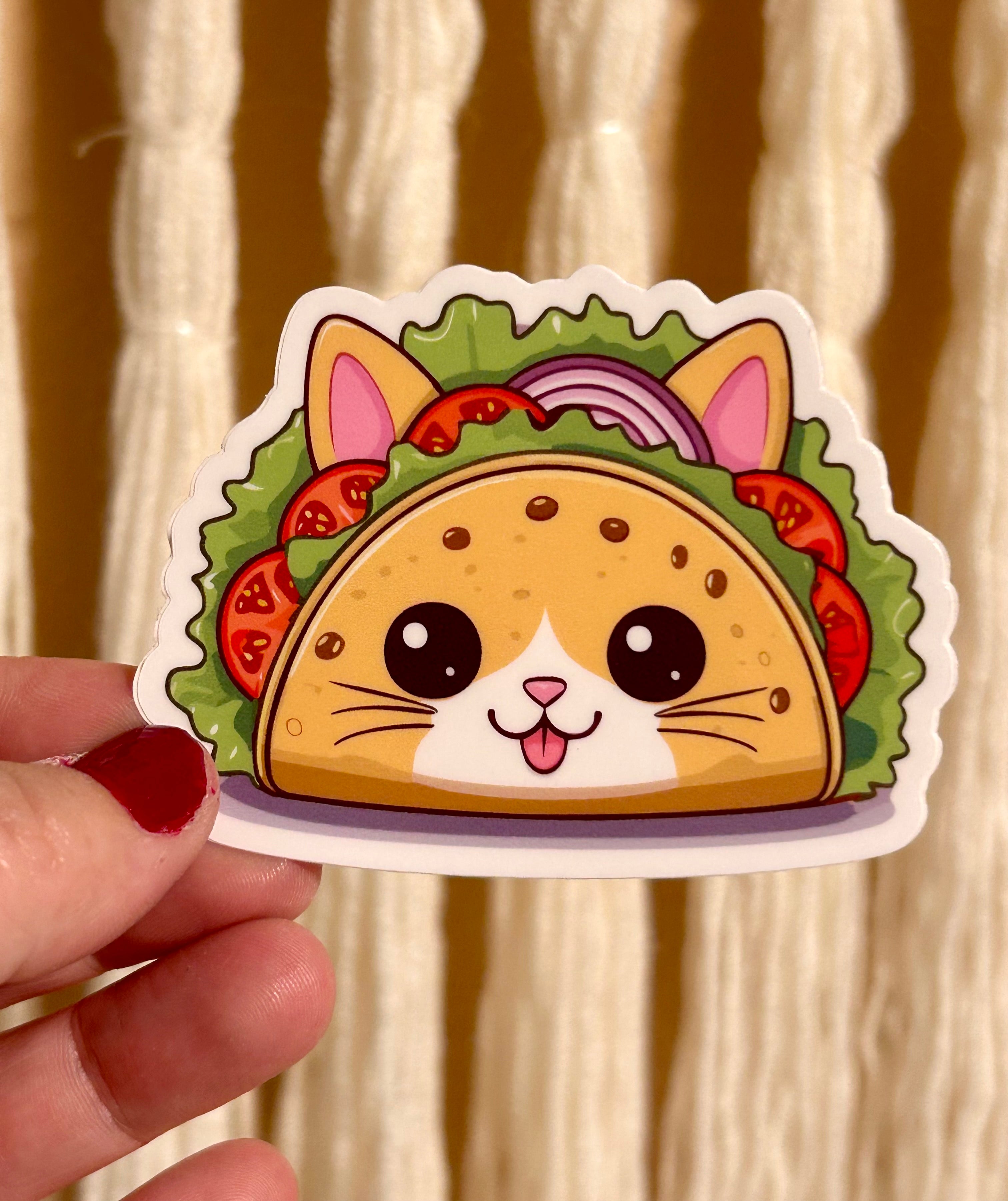 Vinyl Sticker - Taco Cat