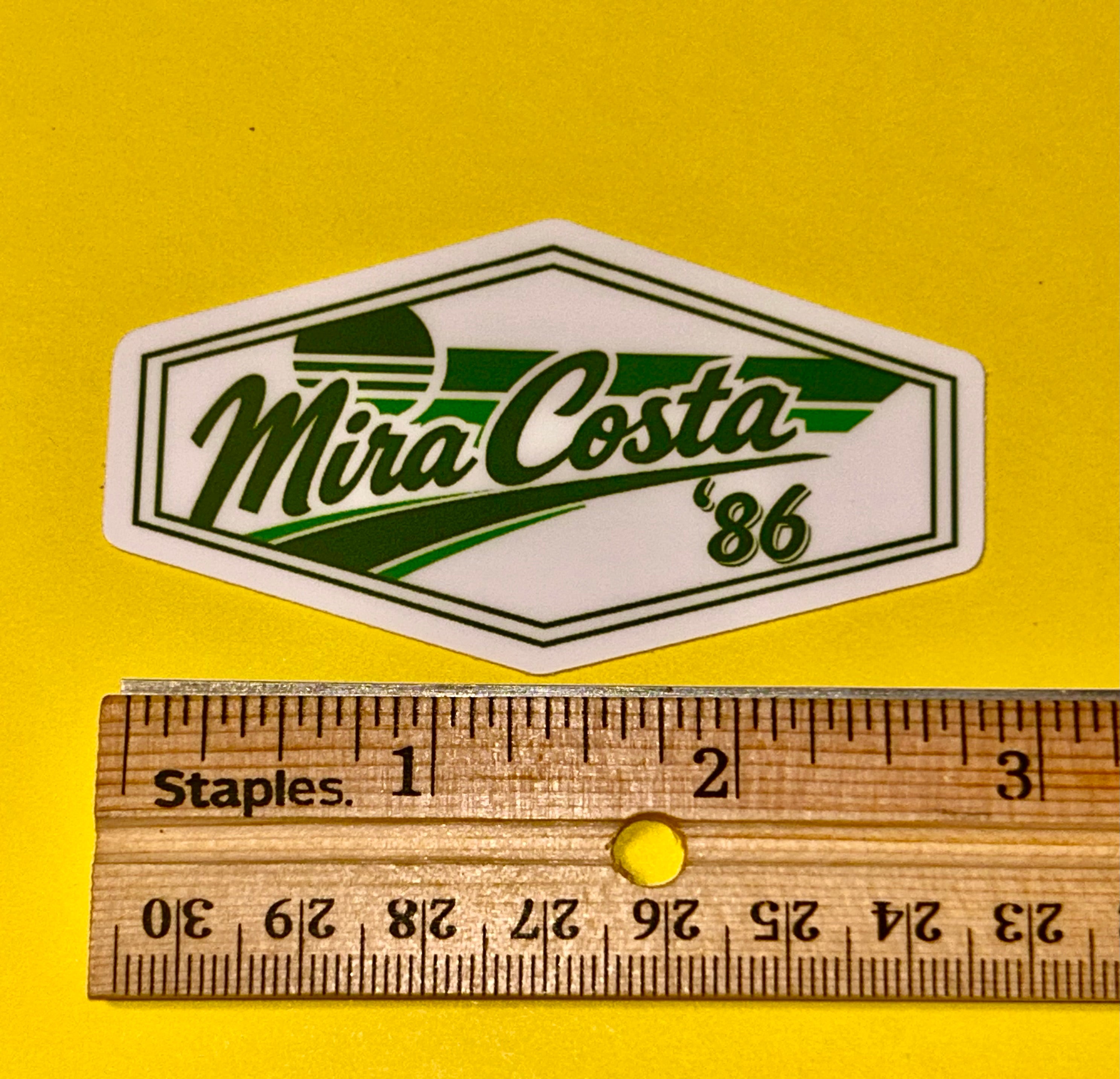 Mira Costa Class of ’86 – 40th Reunion Sticker