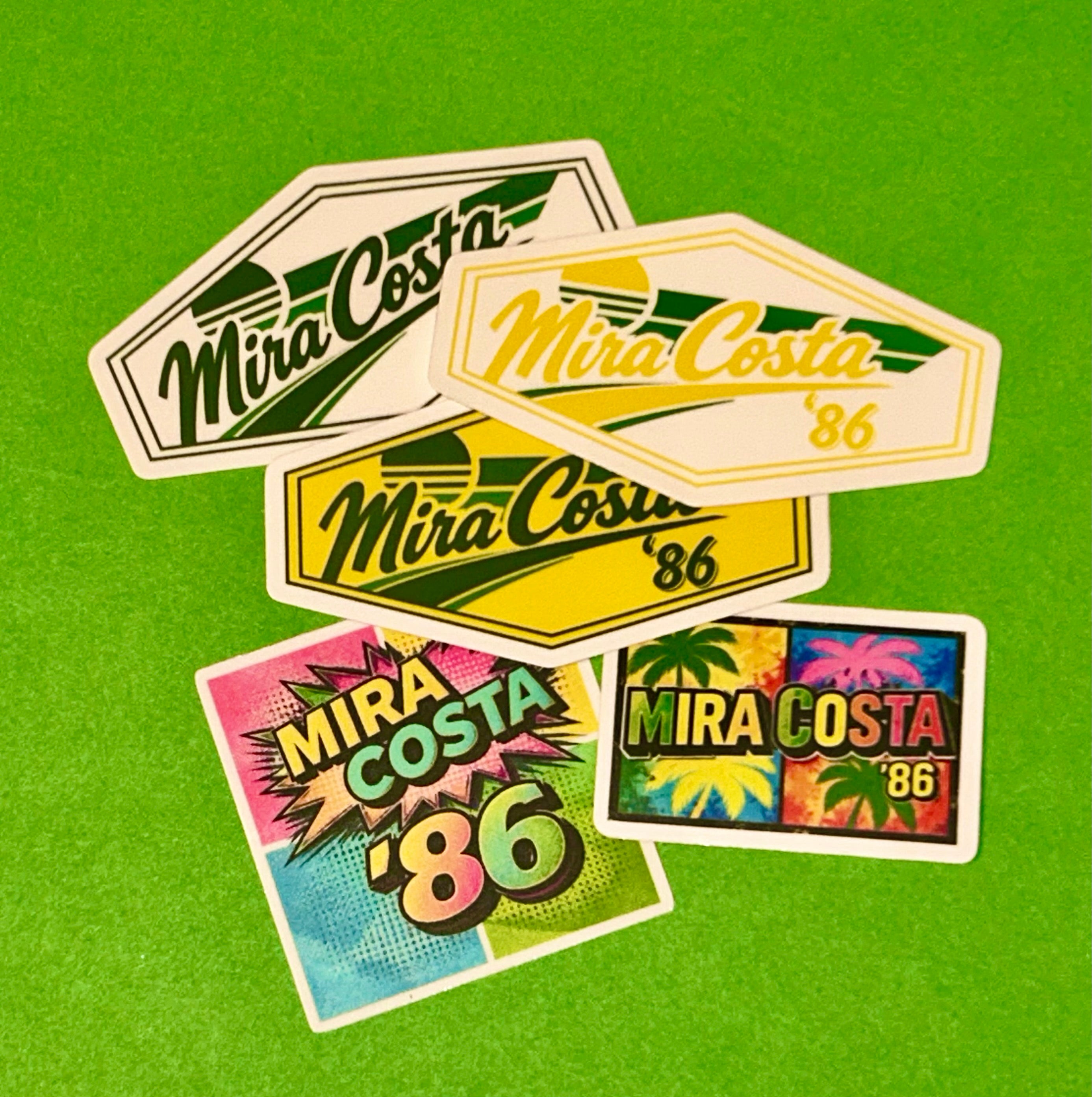 Mira Costa Class of ’86 – 40th Reunion Sticker Pack