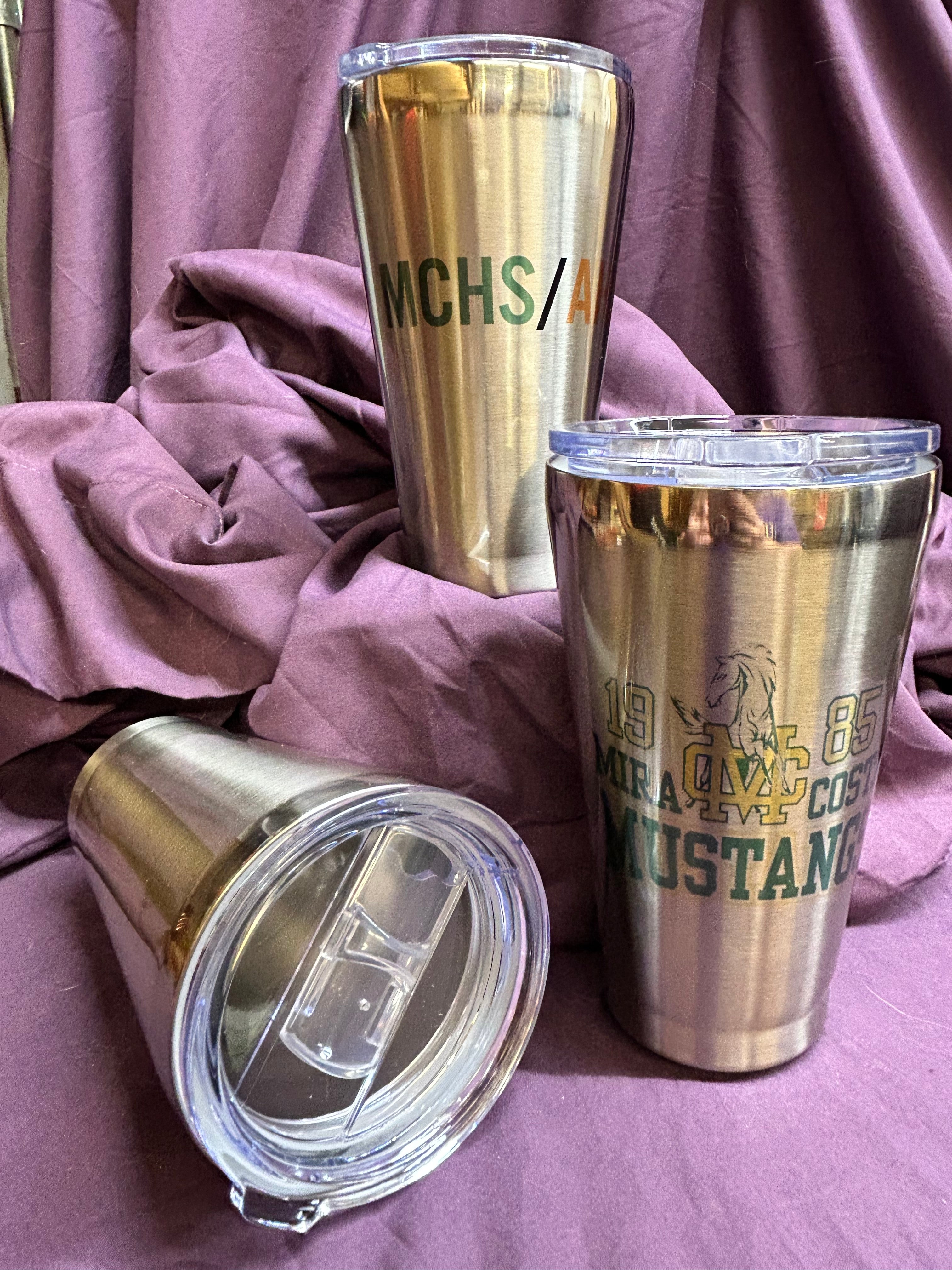 MCHS85 - 40th Reunion 15oz Stainless Steel Cup with Lid **PRE-ORDER - ORDER NOW!**