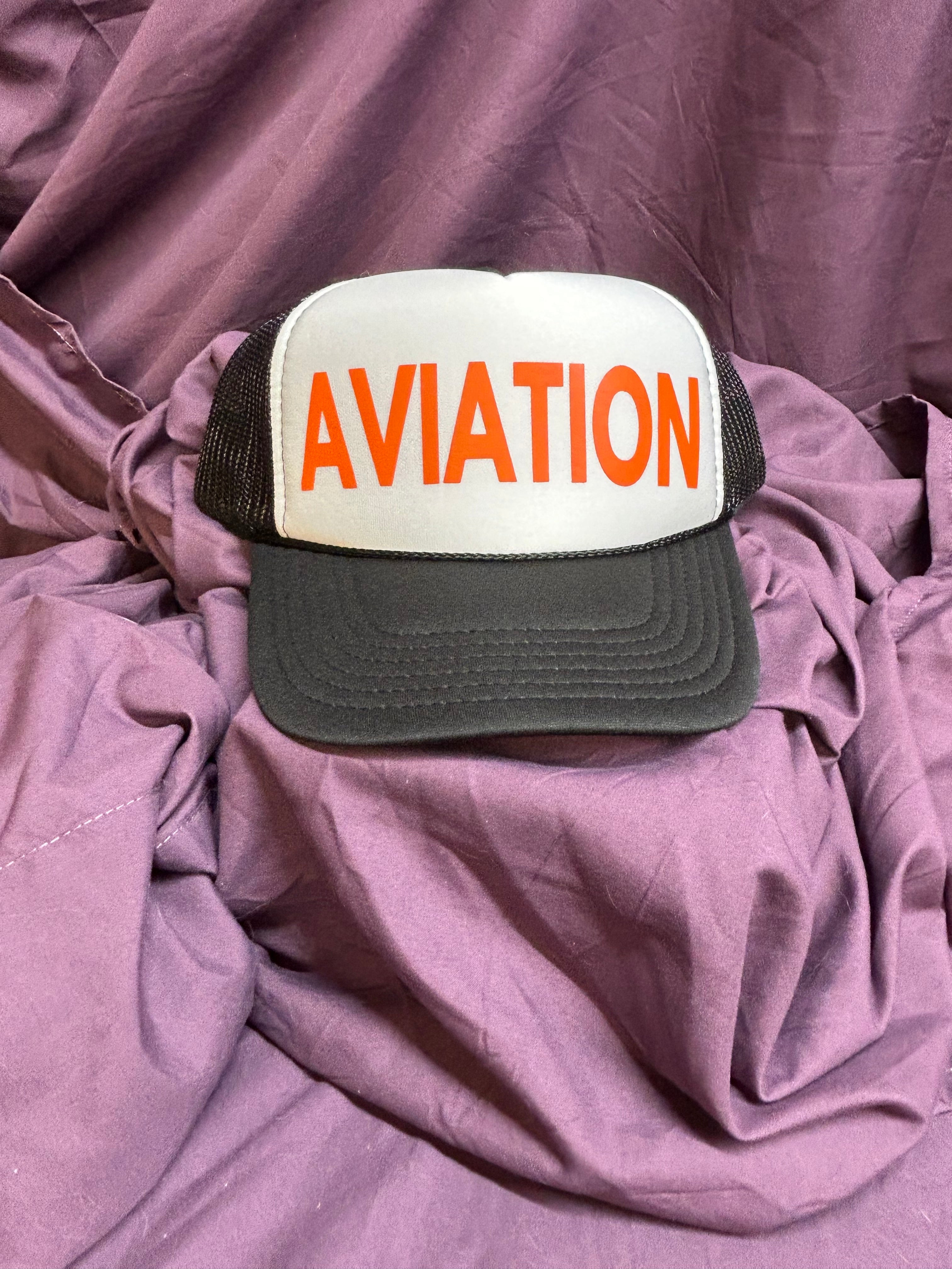MCHS85 - AHS / AVIATION Foam Trucker Hats **AVAILABLE NOW!**