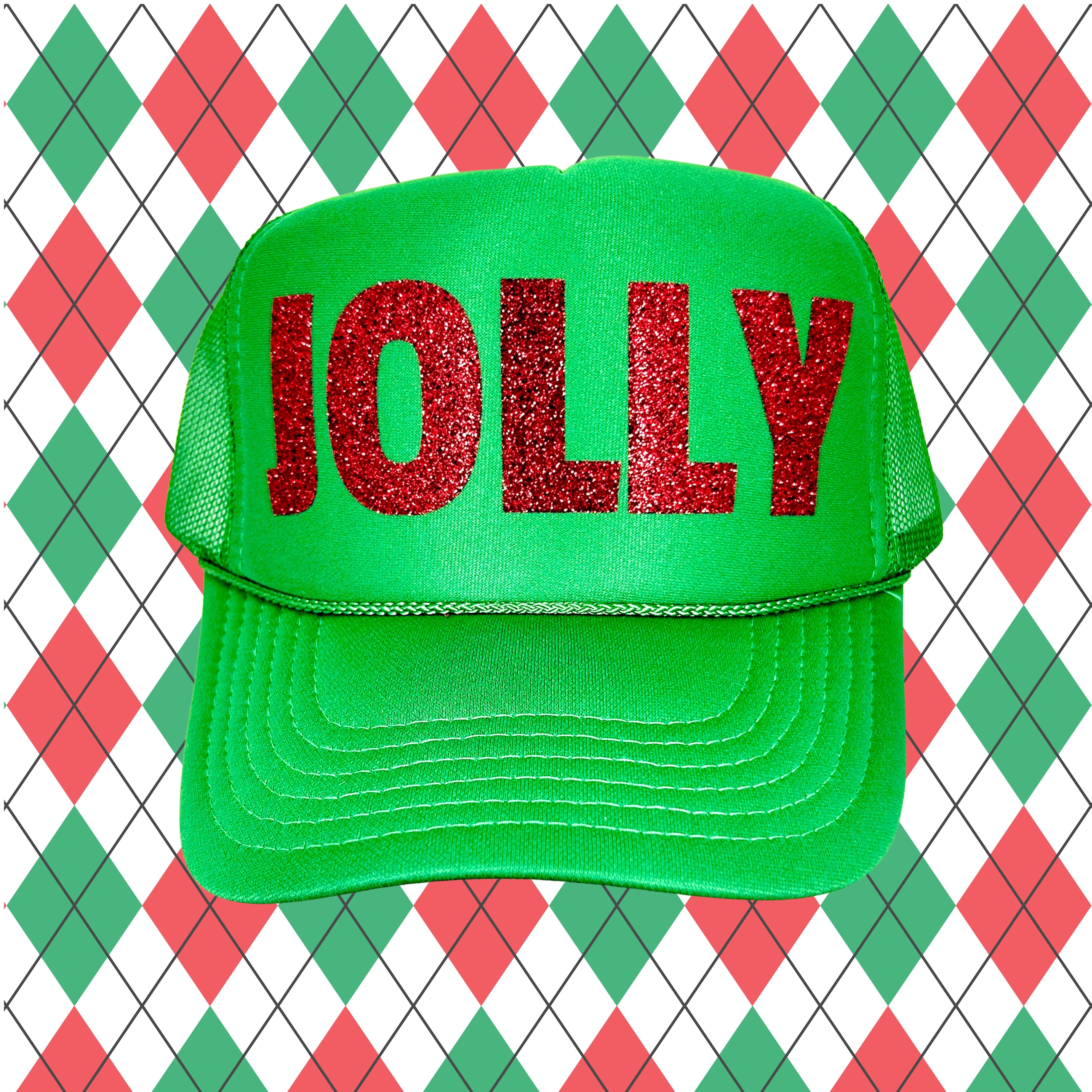 **Holiday Christmas Trucker Hats – Black and White Hat, Festive Styles for All Your Celebrations!**