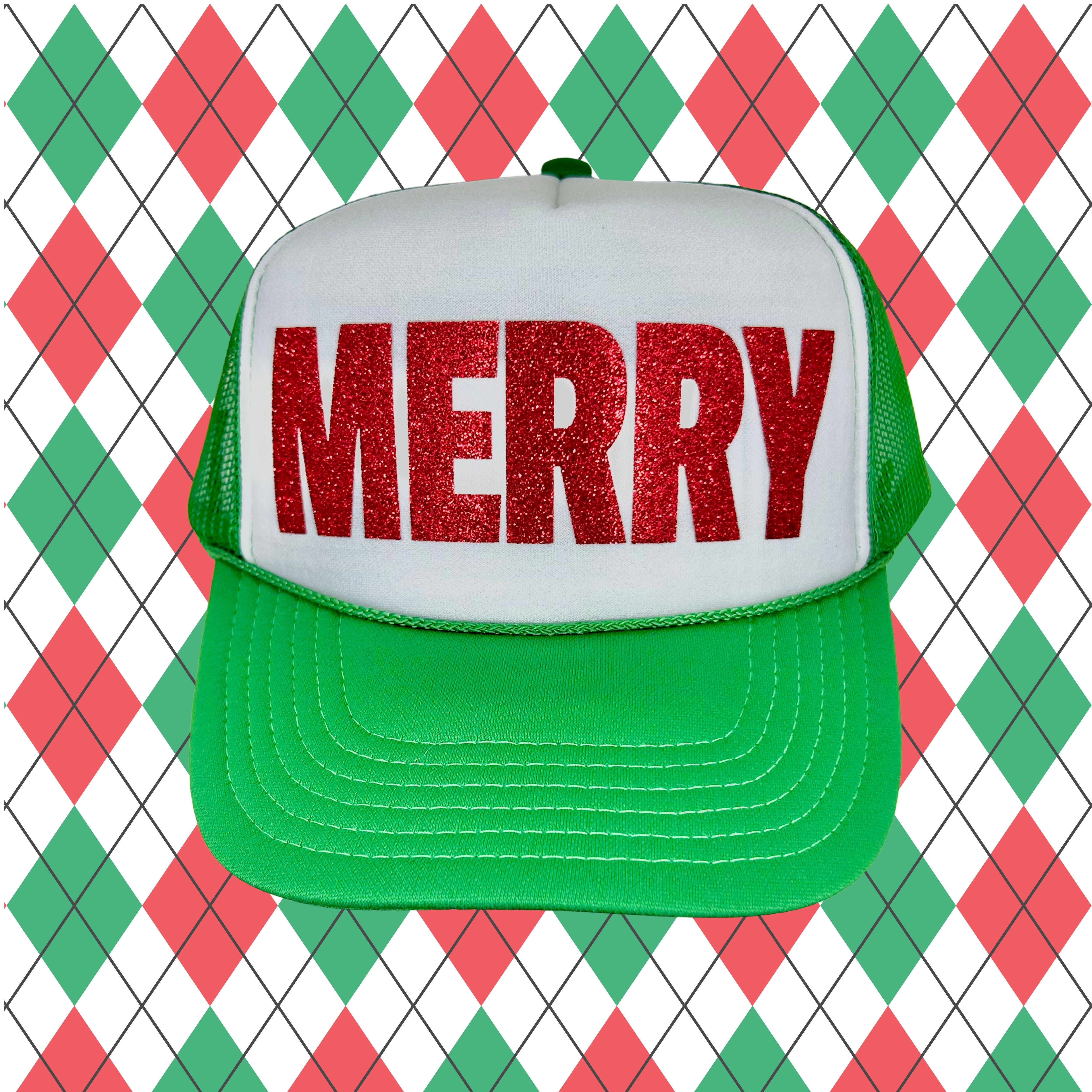 **Holiday Christmas Trucker Hats – Festive Styles for All Your Celebrations!**