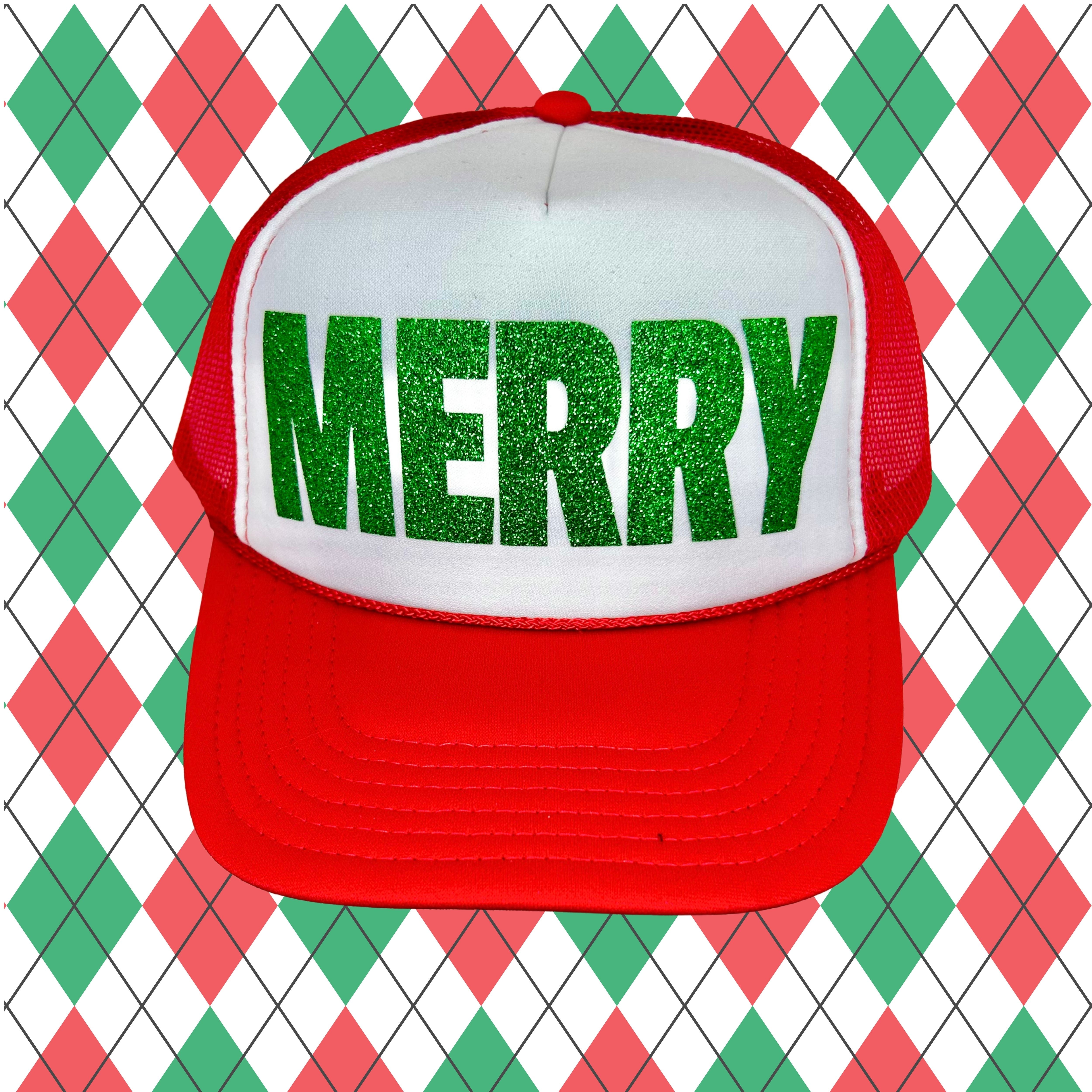 **Holiday Christmas Trucker Hats – Festive Styles for All Your Celebrations!**