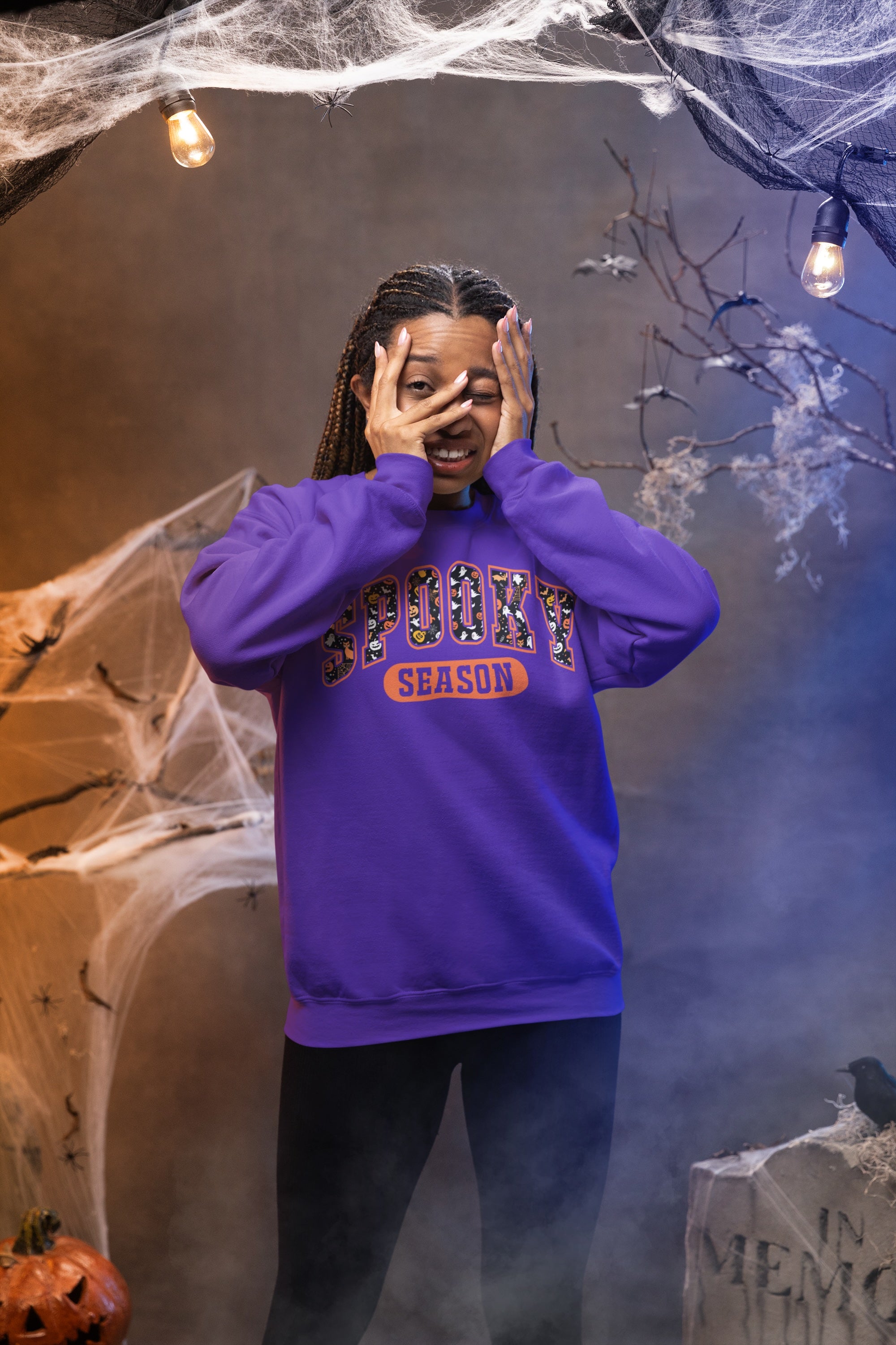 Spooky Season Varsity Sweatshirt